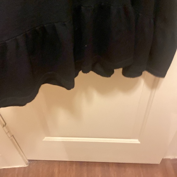 Very thin sweater like cute little black dress.  Belt is worn! - Picture 3 of 6